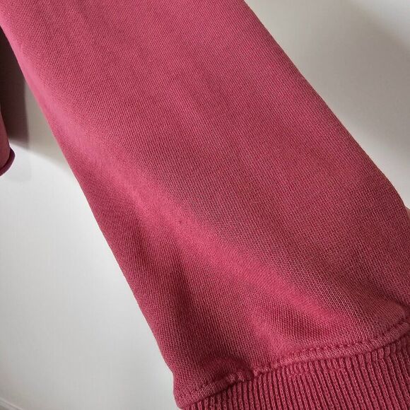 EUC SPIRITUAL GANGSTER MAUVE / DARK PINK RAW HEM LONGSLEEVES TOP SZ M - Picture 7 of 16